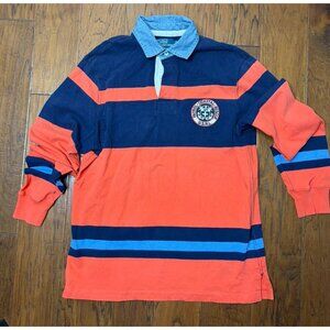 Vintage Mens Polo Ralph Lauren Rugby Long Sleeve Shirt Medium 90s Y2k Preppy